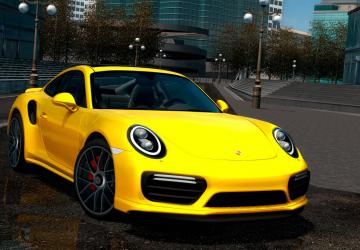 Porsche 911 Turbo S 2016 версия 1.0 для City Car Driving (v1.5.9.2)