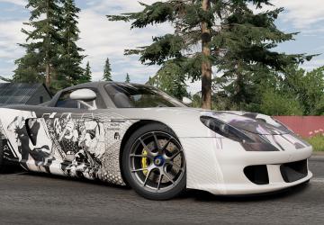 Porsche Carrera GT (2004-2006)версия 1.0 для BeamNG.drive (v0.38.x)
