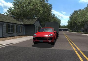 Porsche Cayenne Turbo S 2016версия 5.2 для American Truck Simulator (v1.40.x, 1.41.x)