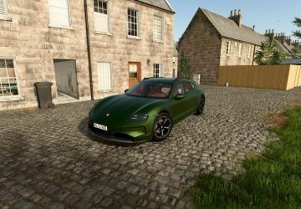 Мод Porsche Taycan 4 2025 версия 1.0.0.0 для Farming Simulator 2025