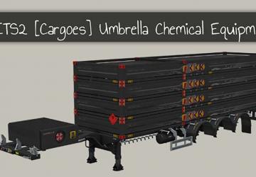 Прицеп химическое оборудование Umbrellaверсия 1.2 для Euro Truck Simulator 2 (v1.57.x)