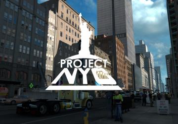 Project NYC 1:1 Manhattan, New Yorkверсия 0.1 для American Truck Simulator (v1.40.x)