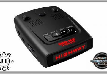 Радар-детекторверсия 2.1.0 для American Truck Simulator (v1.57.x)