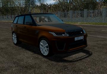 Range Rover Sport SVRверсия 24.02.2022 для City Car Driving (v1.5.9.2)