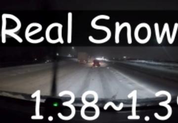 Real Snowверсия 1.0 для Euro Truck Simulator 2 (v1.38.x, 1.39.x)
