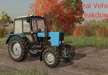 Real Vehicle Breakdownsверсия 0.8.8.0 для Farming Simulator 2022 (v1.14.x)