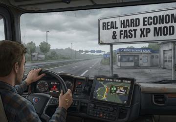 Realistic Economy Low Income & Real Finesv1.0 для Euro Truck Simulator 2 (v1.57)