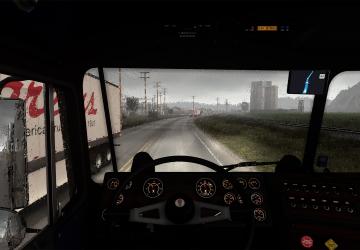 Realistic Rainверсия 5.2.2 Fix для American Truck Simulator (v1.57.x)