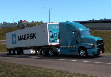 Daikin Reefer Containerверсия 15.08.21 для American Truck Simulator (v1.40.x, 1.41.x)