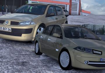 Renault Megane 2версия 2.4 для American Truck Simulator (v1.50.x, - 1.57.x)