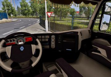 Renault Premium Lux Interiorверсия 1.0 для Euro Truck Simulator 2 (v1.35.x, - 1.39.x)