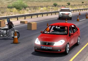 Renault Symbol 2009версия 1.8 для American Truck Simulator (v1.50.x, - 1.57.x)