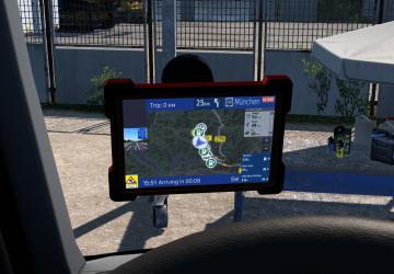 Ретекстур GPS Modверсия 1.0 для Euro Truck Simulator 2 (v1.53.x)