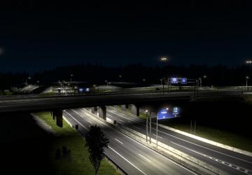 Rotterdam Brussel Highway + Calais Duisburg Road Interchangev2.5 для Euro Truck Simulator 2 (v1.40.x)