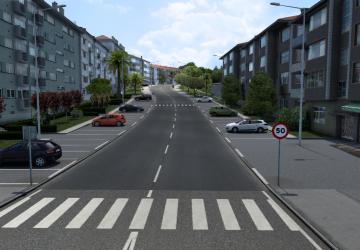 Santiago de Compostelaверсия 13.0 для Euro Truck Simulator 2 (v1.57.x)