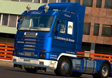 Scania 143 sound addonверсия 1.1 для Euro Truck Simulator 2 (v1.39.x)