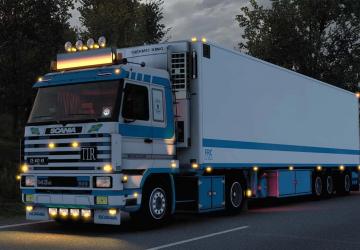 Scania 143M Ex PB KOK & Zn Holland Trailerv1.3 для Euro Truck Simulator 2 (v1.53.x)
