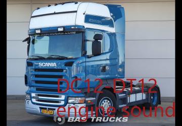 Scania DC12-DT12 soundверсия 1.0 для Euro Truck Simulator 2 (v1.37.x, 1.38.x)