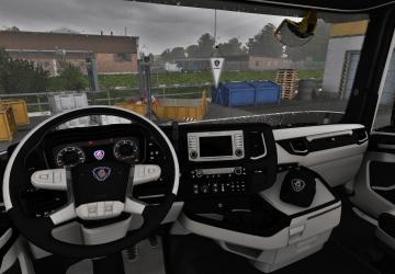 Scania Next Gen Lux Interiorверсия 1.0 для Euro Truck Simulator 2 (v1.39.x)