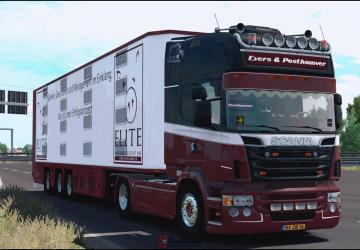 Scania R500 Evers & Posthouwerверсия 8.0 для Euro Truck Simulator 2 (v1.53.x)