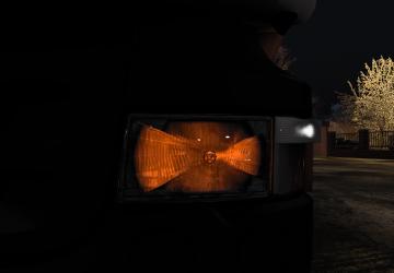 Scania RJL R4 Orange HeadLightsверсия 1.0 для Euro Truck Simulator 2 (v1.52)