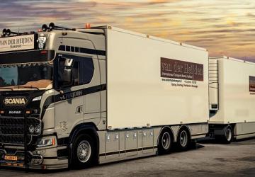 Scania S580 V8 Thermo Line Tandemверсия 4.0 для Euro Truck Simulator 2 (v1.57.x)