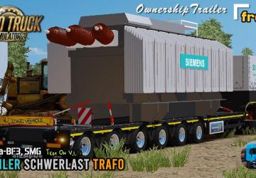 Schwerlast Siemens Trafo Trailerверсия 3.0 для Euro Truck Simulator 2 (v1.57.x)
