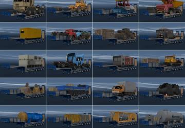 SCS Lowbed Trailer Cargo v1.4.5 (1.53.x)v1.53.x для Euro Truck Simulator 2