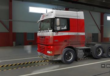 Скин Design Logistics для DAF XF 105версия 1.0 для Euro Truck Simulator 2 (v1.38.x, 1.39.x)