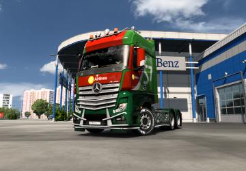 Скин для Mercedes Actrosверсия 1 для Euro Truck Simulator 2 (vВСЕ)