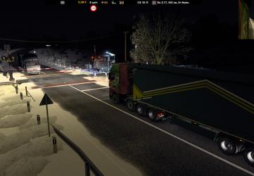 Скин для Mercedes Actros Winterверсия 1 для Euro Truck Simulator 2 (vВСЕ)