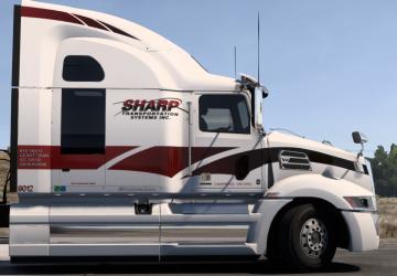 Скин для Western Star 5700XE SHARPверсия 1.0 для American Truck Simulator (v1.46x)