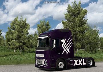 Скин EuroTruck Volvo fh aeroверсия 1.0 для Euro Truck Simulator 2 (v1.54)