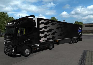 Скин Gray to Black для Schmitz S.KO Reconstructedv1.1 для Euro Truck Simulator 2 (v1.35.x, - 1.39.x)