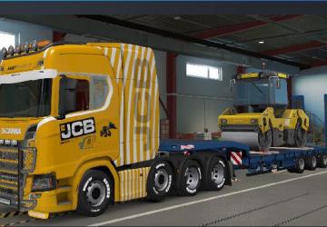Скин JCB Heavy Transport skin ETS2 High Qualityv2.0 для Euro Truck Simulator 2 (v1.37, 1.54)