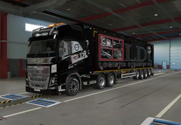 Скин Logistic dynamics для прицепаверсия 1.0 для Euro Truck Simulator 2 (v1.39.x, - 1.43.x)