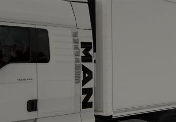Скин на Man E6 by Gloover надпись МАНверсия 1.0 для Euro Truck Simulator 2 (v1.XX.X (любая))