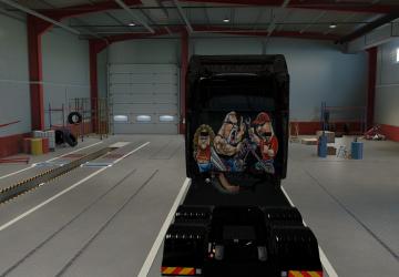Скин Orange County Choppers для Scania T от RJLv1.0 для Euro Truck Simulator 2 (v1.39.x)