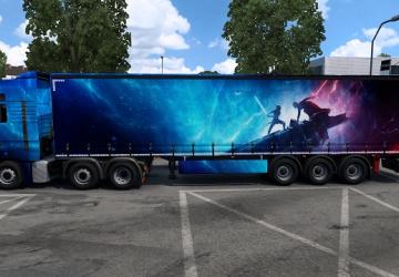 Скин «Star Wars» на MAN TGX Euro5 + Прицепv1.0 для Euro Truck Simulator 2 (v1.53x)