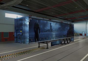 Скин «The Witcher» на прицепверсия 1.0 для Euro Truck Simulator 2 (v1.53x)