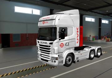Скинпак «UVK» для Scania R&S RJL и Krone CoolLinerv1.0 для Euro Truck Simulator 2 (v1.36.x, - 1.39.x)