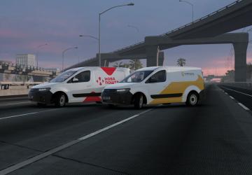 Скины «Нова пошта» и «Укрпошта» для Gavril Scoutv1.0 для BeamNG.drive