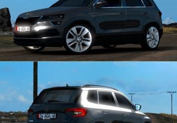 Skoda Karoq 2018версия 3.1 для American Truck Simulator (v1.40.x, 1.41.x)