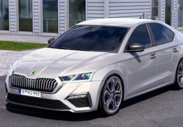 Skoda Octavia 2022версия 2.1 для American Truck Simulator (v1.57.x)