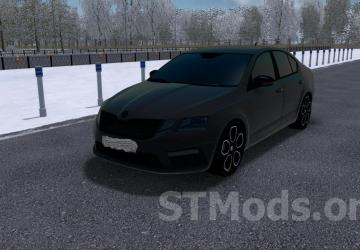 Skoda Octavia RS 2017 (Sound)версия 20.11.2022 для City Car Driving (v1.5.9.2)
