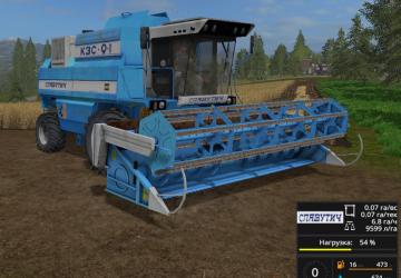 Славутич КЗС-9-1версия 1.0.0.1 для Farming Simulator 2017 (v1.5.х)