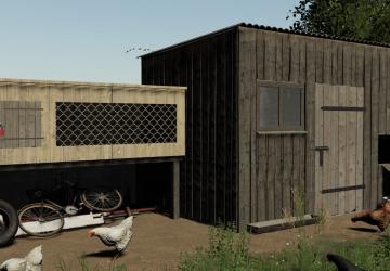 Small Wooden Chicken Coopверсия 1.0.0.0 для Farming Simulator 2019