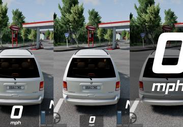 Speedometerверсия 1.1 для BeamNG.drive (v0.31.x)