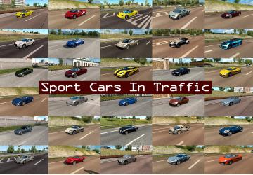 Sport Cars Traffic Packверсия 12.7.12 для Euro Truck Simulator 2 (v1.57.x)