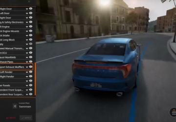 Straightpipesверсия 0.011 для BeamNG.drive